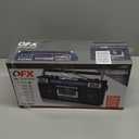 QFX J-220BT Boombox MP3 Conversion from Radio to Cassette with 4-Band (AM, FM, SW1, SW2) Radio with Bluetooth, Rechargeable Battery, Dual 3 Speakers, Built-in Microphone, Recorder, 3-Band Equalizer (Black)