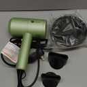 slopehill Professional Ionic Hair Dryer, Powerful 1800W Fast Drying Low Noise Blow Dryer with 2 Concentrator Nozzle 1 Diffuser Attachments for Home Salon Travel (Lime Cream)