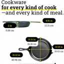 Lodge Seasoned Cast Iron Skillet 10.25 Inches - PFAS-Free, Non-Toxic Cookware - Use with an Oven, Stove, Grill, or Campfire - Naturally Non-Stick & Oven Safe