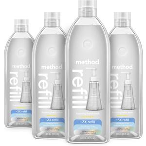Method Foaming Hand Wash Refill, Sweet Water, 28 oz (Pack of 3) (Packaging May Vary)