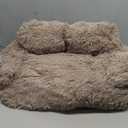 Mewoo Dog Couch, Small Dog Bed with Removable Washable Cover, Cute Cat Couch for Pets, Cat Beds for Indoor Cats with Anti-Slip Bottom (Brown)