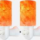 Spantik Himalayan Rock Salt Night Light Cylinder Shape 2Pack