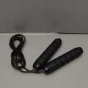 Jump Rope, Tangle-Free Rapid Speed Jumping Rope Cable with Ball Bearings for Women, Men, and Kids, Adjustable Steel Jump Rope with Foam Handles for Home Gym Exercise Fitness Workout Equipment & Slim Body (Black+Blue)