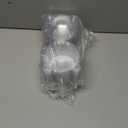 50Pcs Individual Clear Plastic Cupcake Containers - Cupcake Holders with Transparent Lids, Clear Dessert Boxes for Cupcakes, Single Cupcake Box for Holiday Treats, Weddings, Baby Showers and Parties