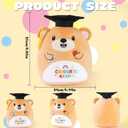 Preschool Graduation Stuffed Animal, 8-Inch Brown Bear Kindergarten Plush Toys for Boys Girls, Cute 2026 Graduation Plushies Gifts for Kids Primary School Students Congrats Grad Party Decor