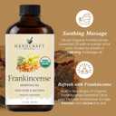 Handcraft Blends Organic Frankincense Essential Oil  1 Fl Oz  100% Pure and Natural  Premium Grade Essential Oil for Diffuser and Aromatherapy