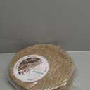 13 in Round Woven Placemats Plate Chargers Set of 12, Boho Farmhouse Rustic Woven Place Mats for Kitchen Dining Party Table Decor, Rattan Wicker Table Mats Jute Braided Chargers for Dinner Plates