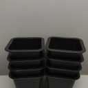 6 Inch Heavy Duty Bed Risers, Furniture Risers for Desk, Chair, Table or Sofa, Couch Lift Risers, Supports up to 2200 lbs per Leg(4 Pack Black)