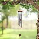 Wind Chimes 28 Inch Heart Sympathy Wind Chimes Sympathy Gift Home Decor Suitable for Outdoor, Garden, Patio Decoration