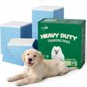IMMCUTE 100 Count Premium Puppy Pads, 22"x23" Dog Pee Pads  Ultra-Soft Heat-Sealed, 6-Layer Leak-Proof & Super Absorbent Potty Training Pads for Dogs, Cats, Pets | Crate Training & Indoor Use, Blue