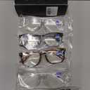 CCVOO Reading Glasses for Women/Men, Eyeglasses, Blue Light Readers for Women/Men, Computer Eye Glasses, Cheaters (2 Black/ 2 Transparent/ 1 Turtle)
