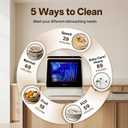 NOVETE Portable Countertop Dishwashers for Small Apartments, 16.8"D x 16.9"W x 18.1"H