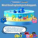 COBOPANDA Large Foldable Kids Pool, Hard Plastic Collapsible Deep Kiddie Pool, Small Pools for Swimming, Backyard Dog Pool (JellieMons 78.7"x17.7")
