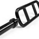 CAP Barbell 2' Solid Olympic Triceps Bar, No Collars, Black (New Version) (OBIS-34SB-3)