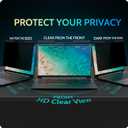 Peslv Magnetic Laptop Privacy Screen 14 inch for 16:9 Computer Monitor, 14" Removable Anti Glare Protector Blue Light Filter Shield Compatible with Lenovo Hp Dell Acer Asus Thinkpad Envy Xps