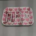 Yungyan 6 Pcs Valentine's Day Serving Trays 13 x 9 Inch Large Heart Food Trays Platters Paper Love Food Tray for Valentine Party Wedding Engagement Party Serving Snacks Cookies Dessert