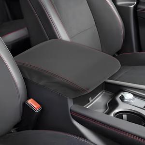 SXCY for 2020-2025 2026 Ford Explorer Armrest Cover for Ford Explorer 2025 2026 Accessories 2024-2026 Explorer Center Console Cover 2024 2025 2026 Explorer Middle Console Cover (Red Line)