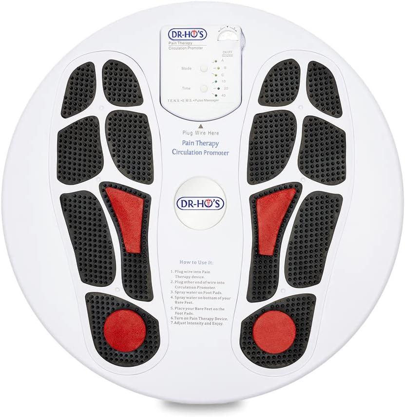 Dr Ho's Circulation Promoter Essential Package - TENS Machine, EMS Therapy, Proprietary AMP TENS Unit Muscle Stimulator for Leg Pain & Foot Pain