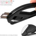 2 x EHDIS Wrapping Paper Rolls Cutter,Gift Wrap Cutter,Wrapping Paper Cutter Straight and Smooth Cutting Wrapping Paper Cutter for Christmas Birthday Holiday,Snitty Safety Vinyl Film Cutter-4 PCS (Mix Color)