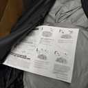 UNP Camping Tent 10-Person-Family Tents, Parties, Music Festival Tent, Big, Easy Up, 5 Large Mesh Windows, Double Layer, 2 Room, Waterproof, Weather Resistant, 18ft x 9ft x78in, Black