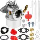 593357 Carburetor Compatible with Briggs and Stratton 795485 12A102 12A113 12A114 12D113 12D114 Ariens 790558 920014 Engine Carb for Craftsman 536.881851 536.881800 536.881950 Snow Thrower Parts