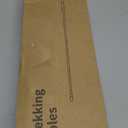 Collapsible Hiking Poles Folding Trekking Poles Walking Stick Lightweight Aluminum Hiking Gear with Metal Quick Lock,Cork Handle,Adjustable 2 PC Stick for Seniors Women Men (Black)