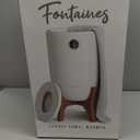 Fontaines Luxury Towel Warmer for Bathroom, Spa - Large Heated Thermal Bucket, Wood Handle, Safe Auto Shut Off, Fits Up to Two Large 40x70 Oversized Towels or Robes - White