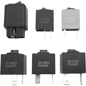 6Pcs Relay Bypass Switch, Fuel Pump Relay Bypass Master Kit, Relay Tester Diagnostic Scan Tool, Replaces 9036, 9037, 9038