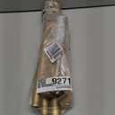 1” Diameter Curtain Rods Itself is 30 to144 inch 1 Pack Fit 30-142 inch, 66 to 120 inch Window with Heavy Duty Adjustable Rod Gold Curtain Splicing Metal Extra Long Curtain Rod for Windows