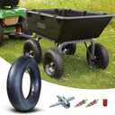 HOLATO 4.80/4.00-8 Inner Tube for Lawn Mowers Wheelbarrows Garden Utility Cart Tractors Hand Trucks Yard Trailers Wagons Snow Blowers Dollies Trolleys Hand Cart Yard Cart Go Kart Mini Bike Heavy duty