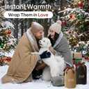 ZonLi Heated Blanket, Electric Portable Cordless Heated Wearable Blankets Battery Operated Heated Throw Blanket, Rechargeable Power Bank for Home, Office, Living Room, Camping, Travel