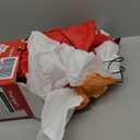 7 FT Christmas Inflatable Santa Claus with Green Gift Bag, Blow up Santa Claus Built-in LED Lights, Xmas Inflatable Indoor Outdoor Decoration for Yard Patio Garden Lawn Vacation Holiday Party Home