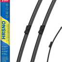HRSNO 26"+18" Windshield Wipers With 11" Rear Wiper Blade Sets Automotive Replacement for 2015-2022 VW Golf R/2015-2021 VW Golf Wiper Blades For My Car (Pack of 3)
