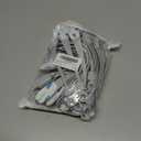 Zhengmy 36 Pcs Christmas Stocking Holders for Mantle Adjustable Stocking Hangers Tie Lightweight Garland Hooks Reusable Silicone Adhesive Straps for Xmas Fireplace Stairways Banister (Grey)