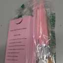 FANDAMEI Nail Art Tools, Nail Brush, 15 PCS Nail Art Brushes, 5 PCS Nail Dotting Tool, Nail Stand, Nail Holder For Painting Nails, Press On Nail Stand, Nail Tools, Nail Design Tools (Pink)