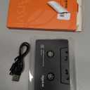 Arsvita Car Audio Bluetooth Wireless Cassette Receiver, Tape Player Bluetooth 5.0 Cassette Aux Adapter, Black