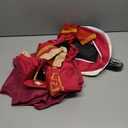 Adult/Kids Lord Costume Role Red Cloak Red Cap Outfit Halloween Cosplay Costume (X-Large)