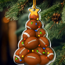 American Football Christmas Tree