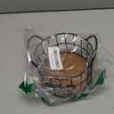 Coffee Pods Holder for Countertop, K Cup Holder Organizer, Sturdy Kcup Storage Basket with Wooden Base, Pods Container for Kitchen Bar Counter Office Desktop (Black)