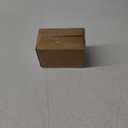 3TO Glass Railing Clamp - Black Railing Spigot Heavy Duty Square Modern Design for Glass Panels and Deck Railings with Base Cover 2pcs (1, Matte Black) 