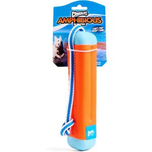 Chuckit! Amphibious Bumper Floating Fetch Dog Toy For Waterplay, Small For Dogs Up To 60 lb, 1.62"L x 8.5 H x 3.5" W, Assorted