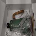 Harriet Gooseneck Kettle with Thermometer for Pour Over Coffee and Tea, 37 fl oz, Stainless Steel, Durable 3Layer Base, Ideal Spout for Precision Pouring, Compatible with all Stove Tops, Black