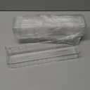 Nieifi Spice Rack Wall Mount, 4 Pack, Clear, Screw or Adhesive Installation, Spice Rack Organizer for Your Kitchen Cabinet or Pantry Door