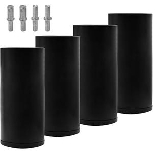 6 Inch Metal Legs for Adjustable Bed Frame, Bed Frame Support Legs Replacement Set of 4