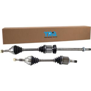 TRQ Front Driver and Passenger Side CV Axle Assembly Set 2 Piece Compatible with 2011 Ford Explorer FWD 2012-2013 Explorer V6 3.5L FWD 2014 Explorer V6 3.5L FWD