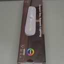 SOULION Computer Speakers for Desktop, USB Powered Bluetooth PC Speaker with Led Light, 3.5mm Aux Soundbar with Rotary Volume Control Button for Laptop Monitor White