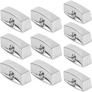 Chrome Knob Dial for Gas Control Valve, Fit for D-Shape Valve Stem Design Gas Control Valve Stove Range Oven Griddle Char Broiler - Replacement for Gas Stove Range Knobs (10 Pack)