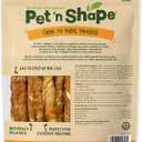 Pet 'n Shape Chik 'n Hide Twists Chicken Wrapped Rawhide Natural Dog Treats, Small, 16 oz (EXP 05/26/27)