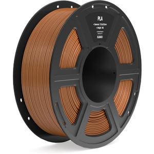ELEGOO PLA Filament 1.75mm Brown 1KG, 3D Printer Filament Dimensional Accuracy +/- 0.02mm, 1kg Spool(2.2lbs) Fit Most FDM 3D Printers