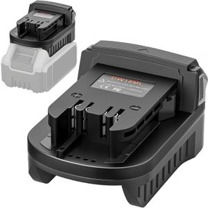 Battery Adapter for DeWalt to Milwaukee,18 20V Lithium Battery Converter for M18 Cordless Power Tool (Adapter only) (1 pack)